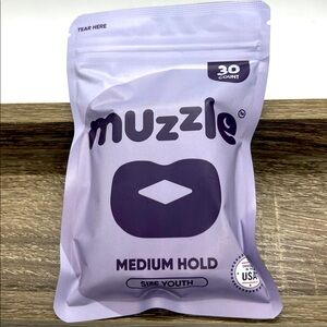 Mouth Tape Muzzle Sleep Youth Size Medium Hold 30 Count New Sealed Package